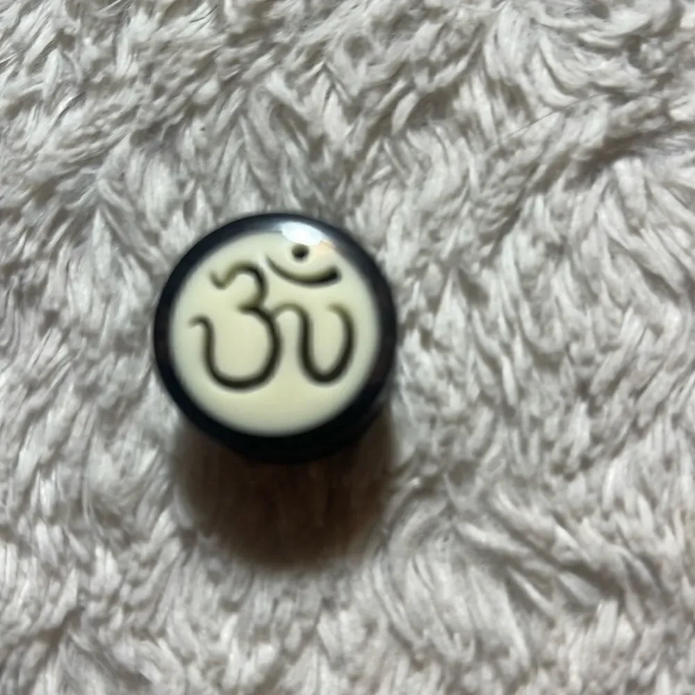 Aum Om Ohm hindu plugs multiple gauges availableNEW
